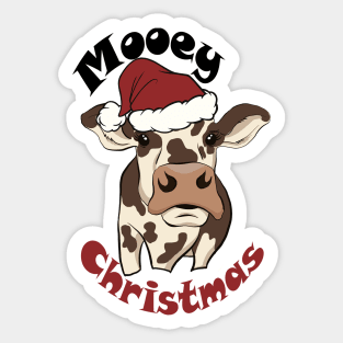 Mooey Christmas Sticker